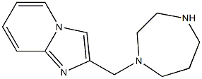 1-{imidazo[1,2-a]pyridin-2-ylmethyl}-1,4-diazepane Struktur