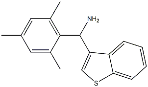 1-benzothiophen-3-yl(2,4,6-trimethylphenyl)methanamine