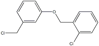 1-chloro-2-[3-(chloromethyl)phenoxymethyl]benzene Structure