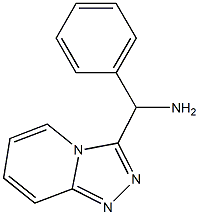 1-phenyl-1-[1,2,4]triazolo[4,3-a]pyridin-3-ylmethanamine Struktur