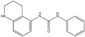 1-phenyl-3-1,2,3,4-tetrahydroquinolin-5-ylurea Structure