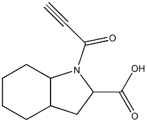 1-propioloyloctahydro-1H-indole-2-carboxylic acid Structure