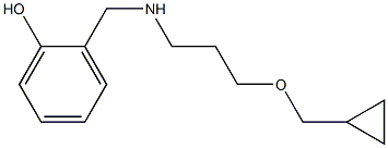 2-({[3-(cyclopropylmethoxy)propyl]amino}methyl)phenol