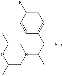 2-(2,6-dimethylmorpholin-4-yl)-1-(4-fluorophenyl)propan-1-amine