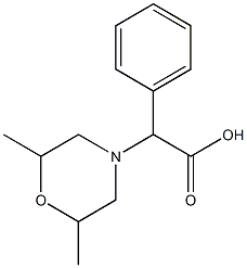 2-(2,6-dimethylmorpholin-4-yl)-2-phenylacetic acid
