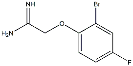 2-(2-bromo-4-fluorophenoxy)ethanimidamide Structure