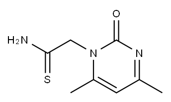 2-(4,6-dimethyl-2-oxopyrimidin-1(2H)-yl)ethanethioamide 结构式