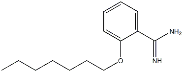 2-(heptyloxy)benzene-1-carboximidamide 结构式
