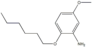 2-(hexyloxy)-5-methoxyaniline 结构式