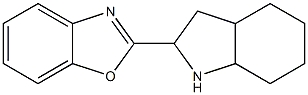 2-(octahydro-1H-indol-2-yl)-1,3-benzoxazole Struktur