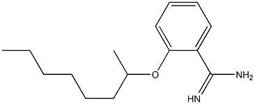 2-(octan-2-yloxy)benzene-1-carboximidamide Struktur