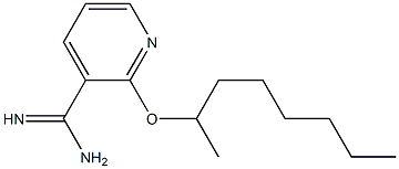 2-(octan-2-yloxy)pyridine-3-carboximidamide
