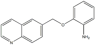 2-(quinolin-6-ylmethoxy)aniline Structure