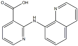 2-(quinolin-8-ylamino)pyridine-3-carboxylic acid Structure