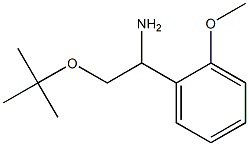 2-(tert-butoxy)-1-(2-methoxyphenyl)ethan-1-amine Struktur