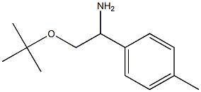 2-(tert-butoxy)-1-(4-methylphenyl)ethan-1-amine Struktur