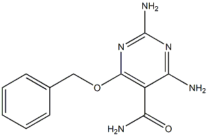 2,4-diamino-6-(benzyloxy)pyrimidine-5-carboxamide