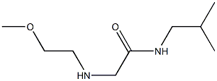 2-[(2-methoxyethyl)amino]-N-(2-methylpropyl)acetamide|