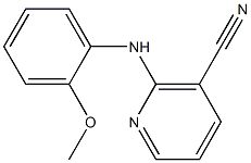2-[(2-methoxyphenyl)amino]nicotinonitrile Struktur