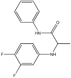 2-[(3,4-difluorophenyl)amino]-N-phenylpropanamide