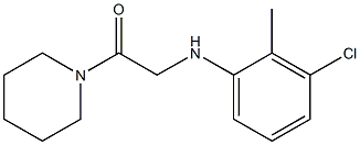 2-[(3-chloro-2-methylphenyl)amino]-1-(piperidin-1-yl)ethan-1-one Structure