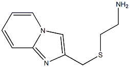 2-[(imidazo[1,2-a]pyridin-2-ylmethyl)thio]ethanamine Struktur