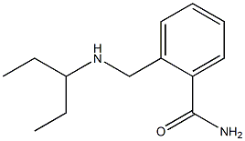 2-[(pentan-3-ylamino)methyl]benzamide|