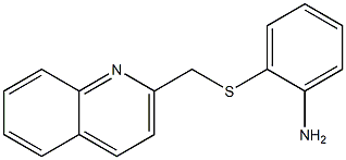 2-[(quinolin-2-ylmethyl)sulfanyl]aniline