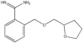 2-[(tetrahydrofuran-2-ylmethoxy)methyl]benzenecarboximidamide Structure