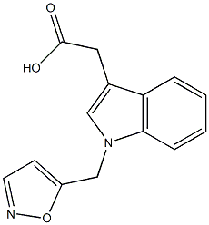 2-[1-(1,2-oxazol-5-ylmethyl)-1H-indol-3-yl]acetic acid
