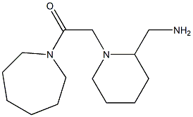 2-[2-(aminomethyl)piperidin-1-yl]-1-(azepan-1-yl)ethan-1-one Structure
