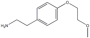 2-[4-(2-methoxyethoxy)phenyl]ethan-1-amine Structure