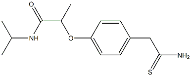 2-[4-(carbamothioylmethyl)phenoxy]-N-(propan-2-yl)propanamide