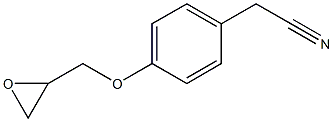 2-[4-(oxiran-2-ylmethoxy)phenyl]acetonitrile