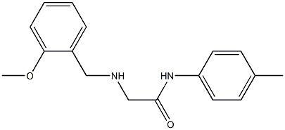 2-{[(2-methoxyphenyl)methyl]amino}-N-(4-methylphenyl)acetamide