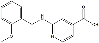 2-{[(2-methoxyphenyl)methyl]amino}pyridine-4-carboxylic acid