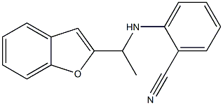 2-{[1-(1-benzofuran-2-yl)ethyl]amino}benzonitrile