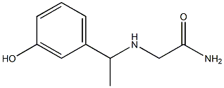 2-{[1-(3-hydroxyphenyl)ethyl]amino}acetamide