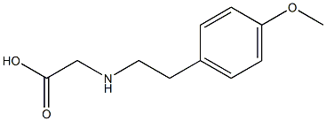 2-{[2-(4-methoxyphenyl)ethyl]amino}acetic acid