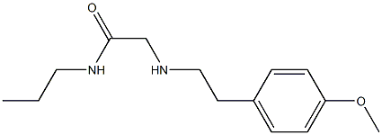2-{[2-(4-methoxyphenyl)ethyl]amino}-N-propylacetamide|