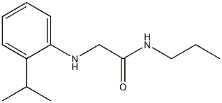 2-{[2-(propan-2-yl)phenyl]amino}-N-propylacetamide
