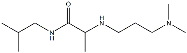 2-{[3-(dimethylamino)propyl]amino}-N-(2-methylpropyl)propanamide|