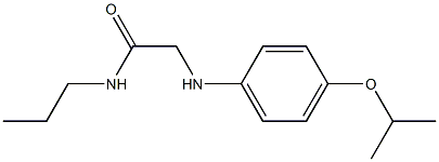 2-{[4-(propan-2-yloxy)phenyl]amino}-N-propylacetamide
