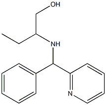 2-{[phenyl(pyridin-2-yl)methyl]amino}butan-1-ol Structure