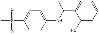 2-{1-[(4-methanesulfonylphenyl)amino]ethyl}phenol