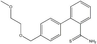 2-{4-[(2-methoxyethoxy)methyl]phenyl}benzene-1-carbothioamide|