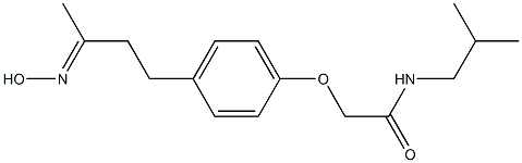 2-{4-[(3E)-3-(hydroxyimino)butyl]phenoxy}-N-isobutylacetamide