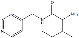 2-amino-3-methyl-N-(pyridin-4-ylmethyl)pentanamide Structure