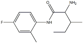 2-amino-N-(4-fluoro-2-methylphenyl)-3-methylpentanamide