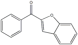 2-benzoyl-1-benzofuran 化学構造式